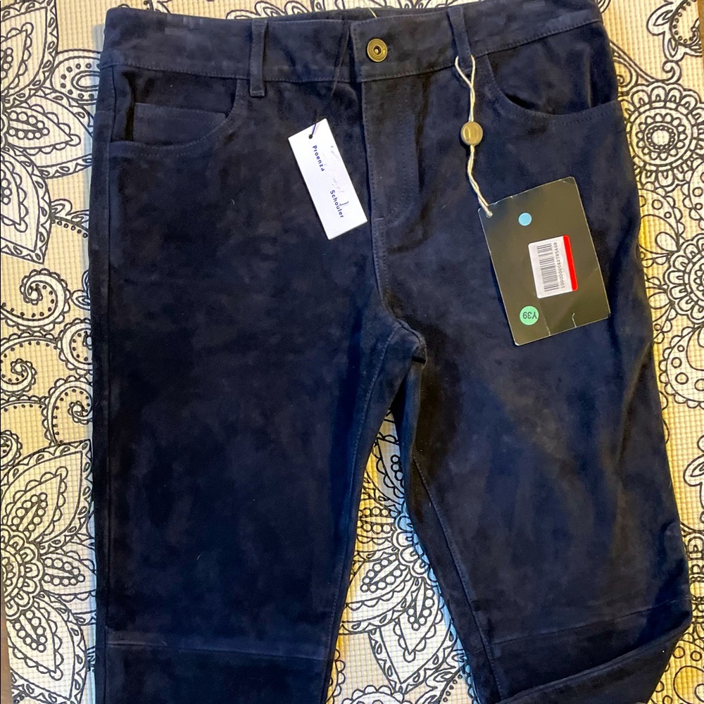 Proenza Schouler Navy Boot Cut Pants